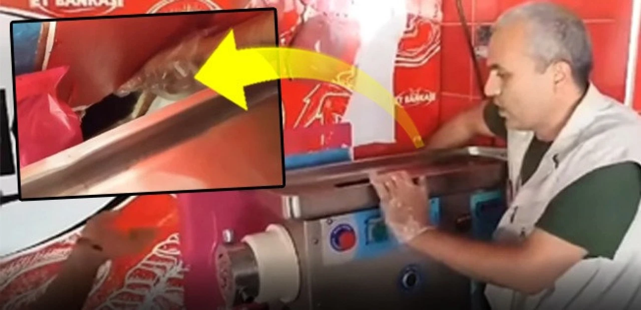 Kasapta bozuk et düzeneği kurmuşlar!