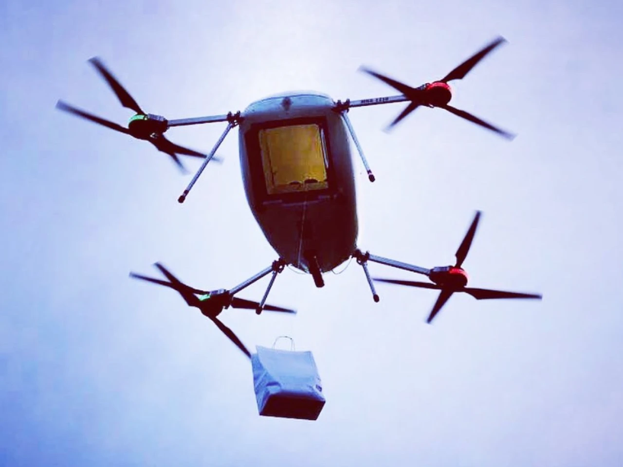Drone kuryeyle gıda dağıtımı: Müşteriler en hassas gıdayı sipariş ediyor