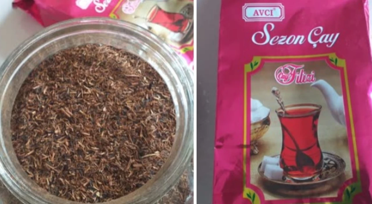 Çaya boya katan tağşişçi çay diye halka ot satmış