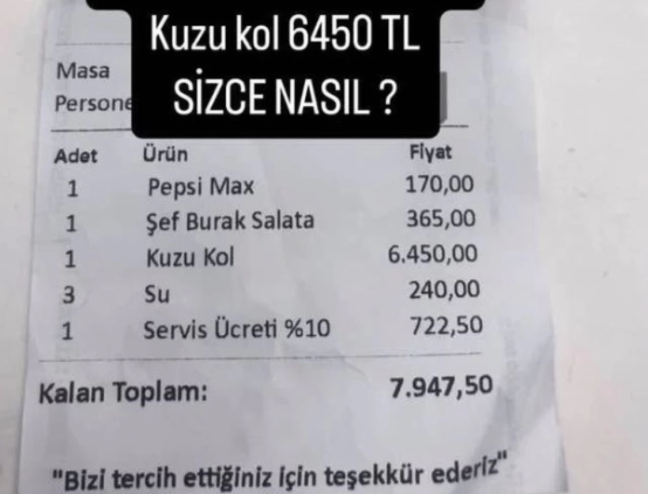 Restoran fiyatlarına her kesimden isyan!