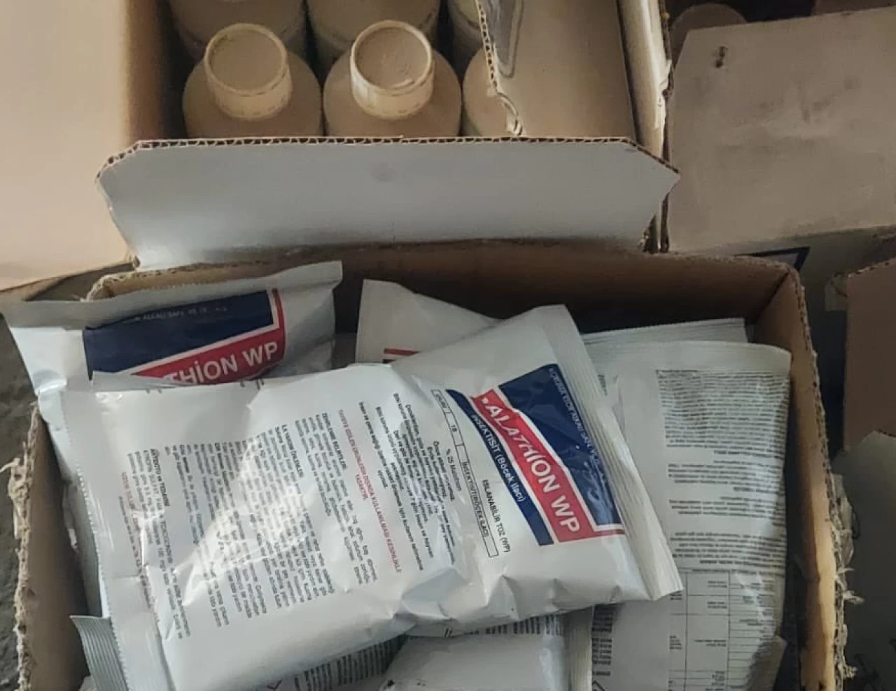 Yasaklı tarım zehirleri depodan çıktı