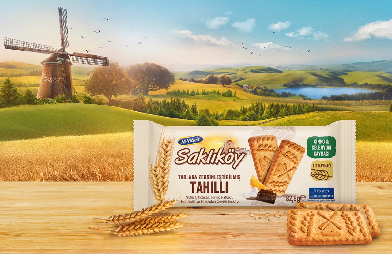 Zengin mineralli buğdayla bisküvi!