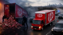 413 bin çikolata nerede? KitKat kamyonunun sırrı hâlâ çözülemedi!