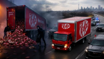 413 bin çikolata nerede? KitKat kamyonunun sırrı hâlâ çözülemedi!
