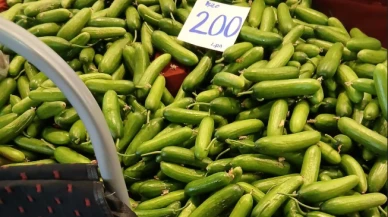 Salatalık pazarda 200 TL; biber artık kiloyla değil demetle satılıyor!