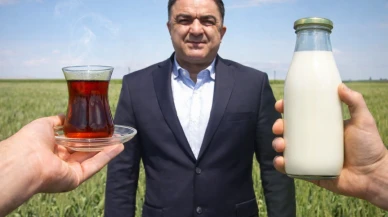 Çiftçi köy kahvesinde 1 bardak çay 4 litre süt satmalı