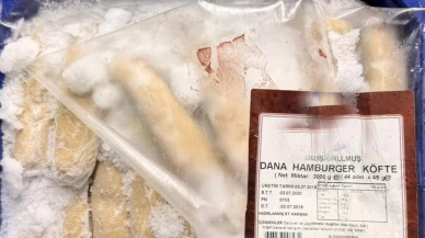 Restoran denetiminde büyük şok; buzluktan 7 yıllık hamburger köftesi çıktı