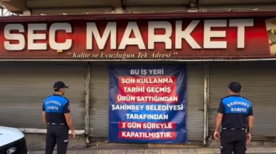 Bu belediye tarihi geçmiş ürün satan marketi kapatıyor!