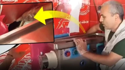 Kasapta bozuk et düzeneği kurmuşlar!