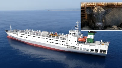 Uruguay’dan 7 bin inek daha geliyor.. Gemi varış noktasına yaklaştı!