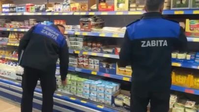 Zabıtadan BİM markete ceza! Reyonda tarihi geçmiş ürünler bulunuyordu