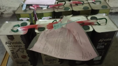 Zeytiniyle ünlü ilçede 15 ton sahte zeytinyağı
