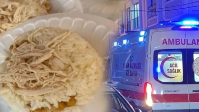 Tavuklu pilav yiyen 17 kişi hastaneye kaldırıldı; 2 kişinin durumu ağır