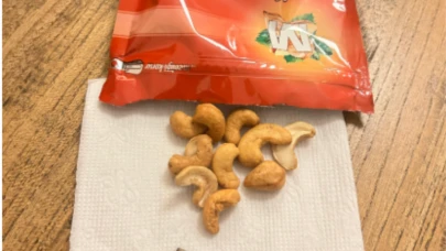 Migros'un kaju paketinden sigara izmariti çıktı!