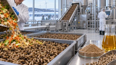 Gıda atıklarını böceklere yedirip protein üretecekler! 15 milyon avroluk fabrika kuruldu
