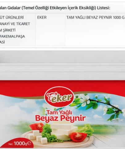 Bakanlık açıkladı; Ünlü süt firması tağşiş listesinde