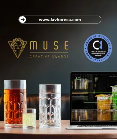 LAV HORECA’nın web sitesine iki uluslararası ödül