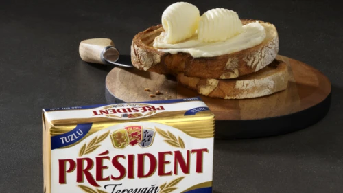 Président tereyağı Türkiye’de raflarda; Renklendiricisiz tereyağı!