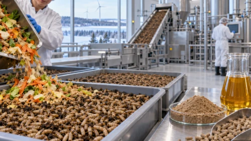 Gıda atıklarını böceklere yedirip protein üretecekler! 15 milyon avroluk fabrika kuruldu