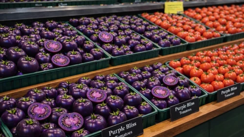 Genetiği değiştirilmiş mor domatesin satışı tartışma yarattı
