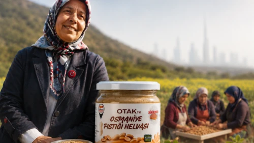 Köyden çıkan yöresel fıstık markası Dubai'de raflarda!