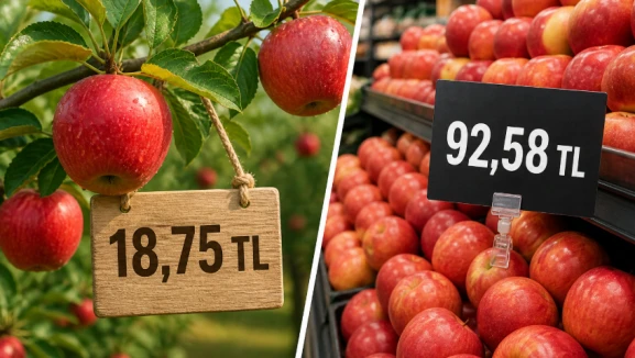 Tarlada 18 lira markette 92 lira! Meyve fiyatında yüzde 393 fark