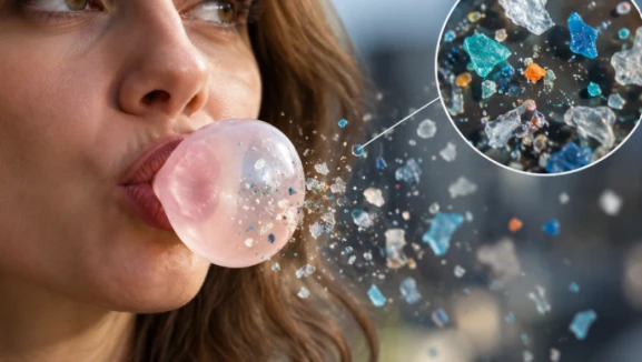 Bir sakızdan 150'den fazla mikroplastik tükürüğe geçiyor; İlk 2 dakika kritik!