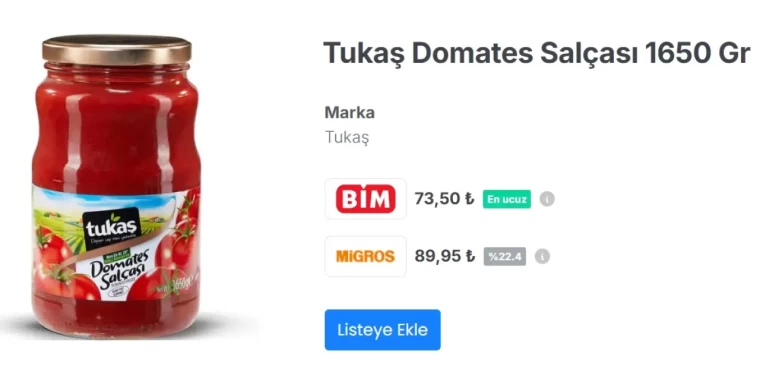Market fiyatlarında büyük fark.. Marka aynı fiyat farklı! 4