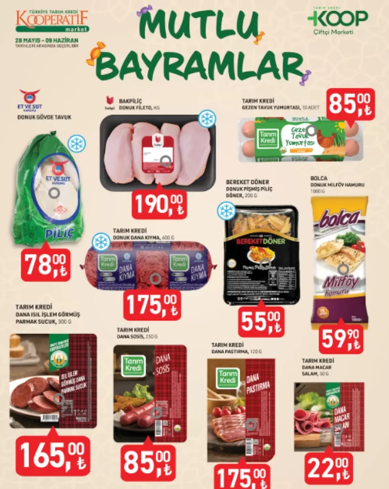 Tarım Kredi Market'te bayram indirimi: Tavuk 78, kıyma 437 lira! 1