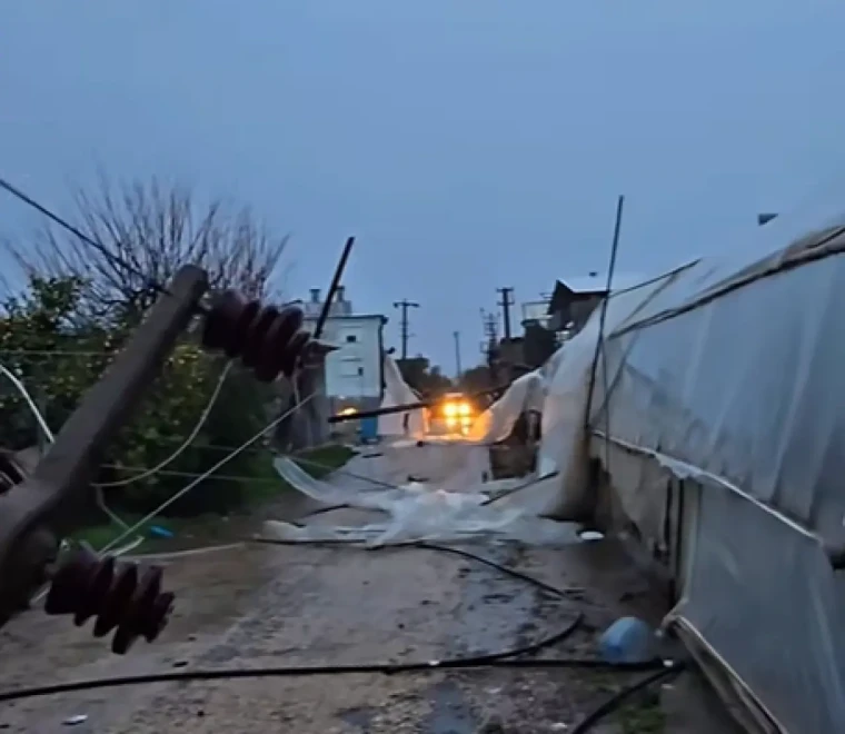 Seralar ve fidanlıkları hortum ile sel vurdu; sebze fiyatları daha da artacak 4