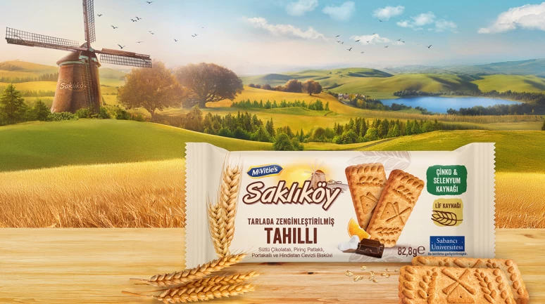 Zengin mineralli buğdayla bisküvi!