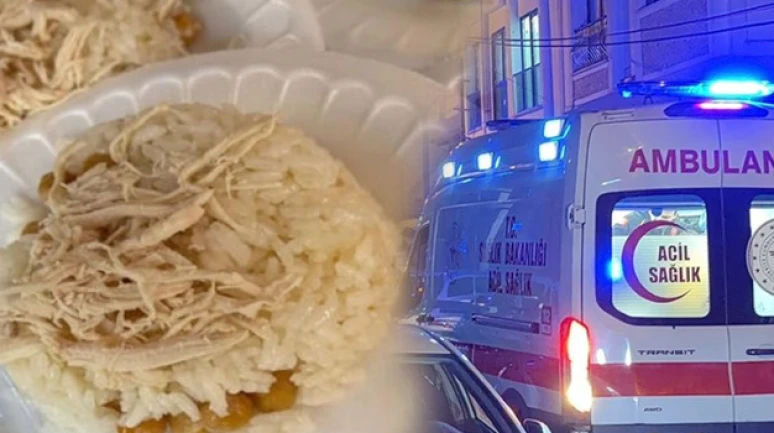 Tavuklu pilav yiyen 17 kişi hastaneye kaldırıldı; 2 kişinin durumu ağır