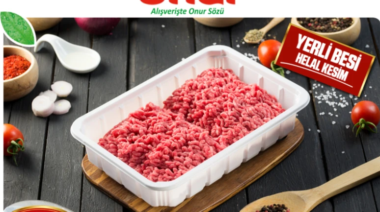 Onur Market dana eti diye halka tavuk ve taşlık yedirmiş
