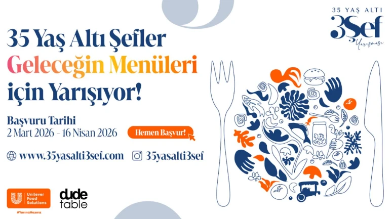 “35 Yaş Altı 3 Şef Yarışması” bu yıl Unilever Food Solutions sponsorluğunda düzenlenecek