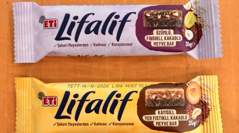Sağlıklı atıştırmalık pazarında yeni ürün; Eti Lifalif meyve barları reyonlarda