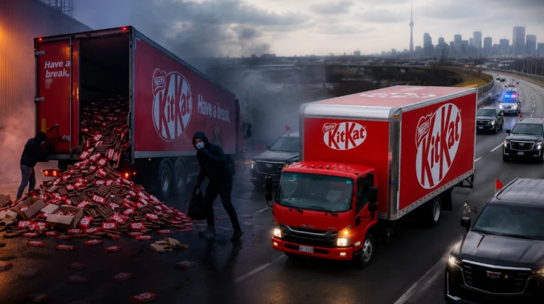 413 bin çikolata nerede? KitKat kamyonunun sırrı hâlâ çözülemedi!