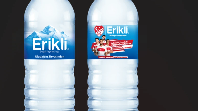 Erikli su şişesinde 'milli' değişiklik