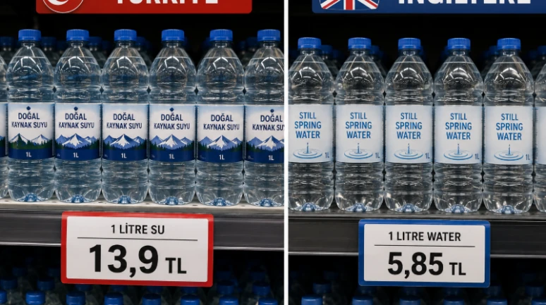 Şişe su İngiliz’e 6 TL, Türklere 14 TL