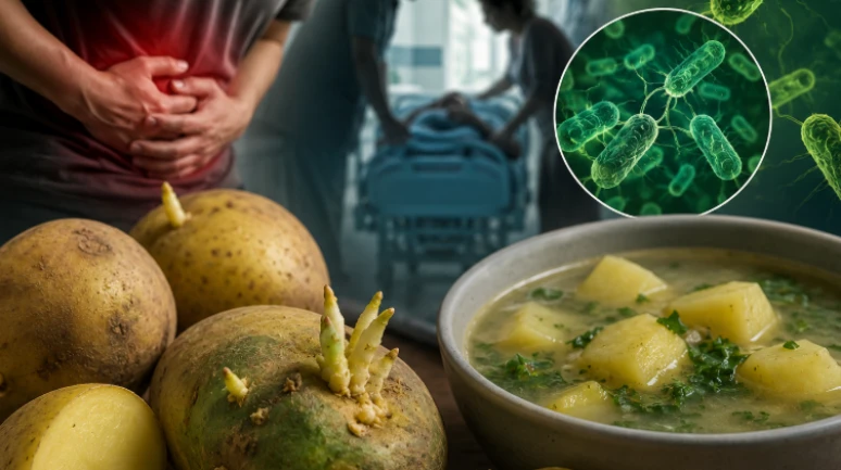 Filizlenmiş patates zehirledi; Yeşeren patatesten yapılan çorba bir kadını öldürdü!