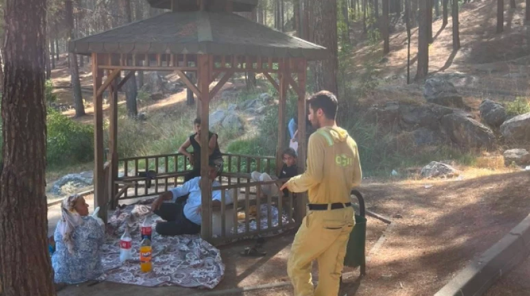 Ormana yaklaşmak yasaklandı; Park edip mola vermek de yasak!