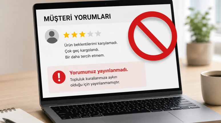 Tüketici yorumunu yayınlamayan firmaya 2 milyon 167 bin TL ceza
