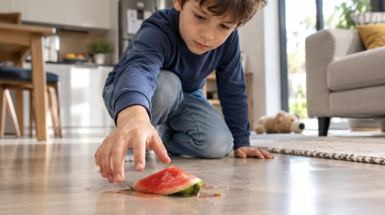 Yere düşen yiyecek 5 saniye içinde alınsa bile bakteri bulaşıyor mu?