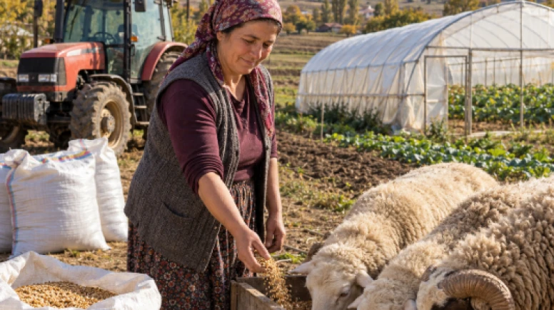 Belediyeden çiftçiye mazot ve gübre, kadın yetiştiriciye yem: desteği