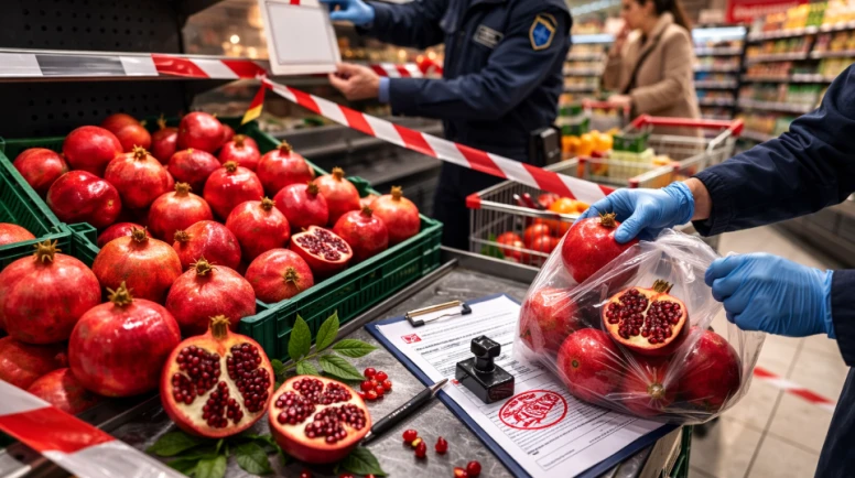 Türk narları Lüksemburg'ta raflardan toplatılıyor