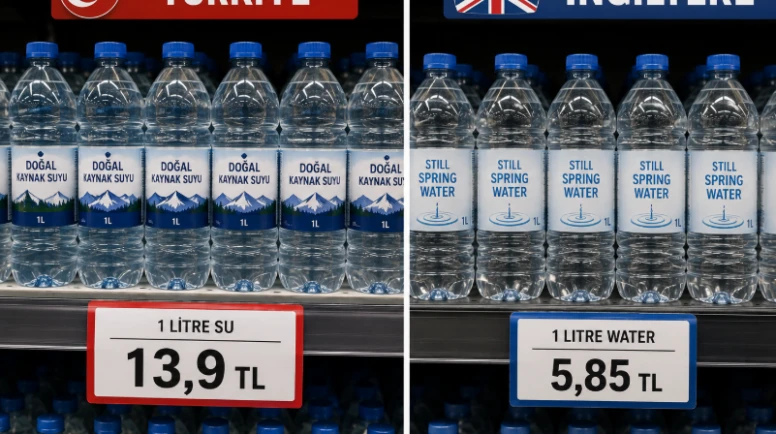 Şişe su İngiliz’e 6 TL, Türklere 14 TL