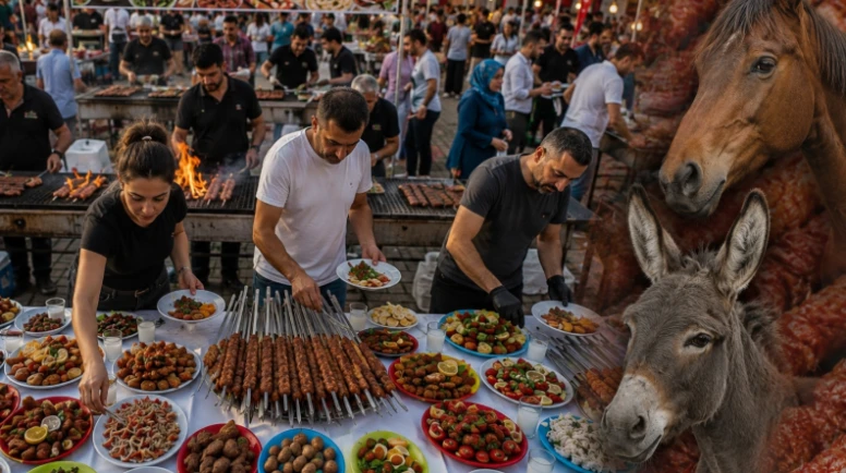 Tağşiş listesinde Adana - Mersin at ve eşek eti hattı; Tantuniden ciğere..